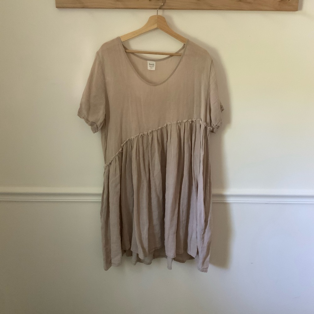 100% Cotton Linen Frockk Dress